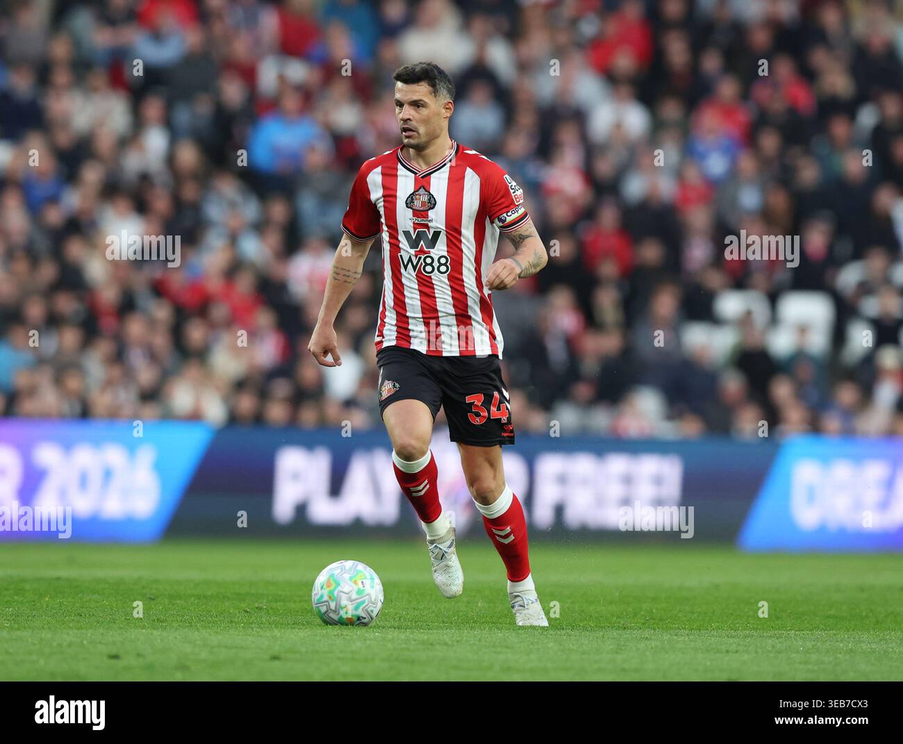 Sunderland, England, 24th April 2026. Granit Xhaka of Sunderland during ...