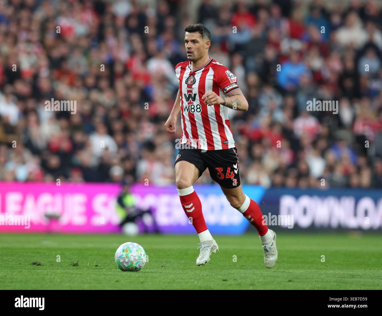 Sunderland, England, 24th April 2026. Granit Xhaka of Sunderland during ...