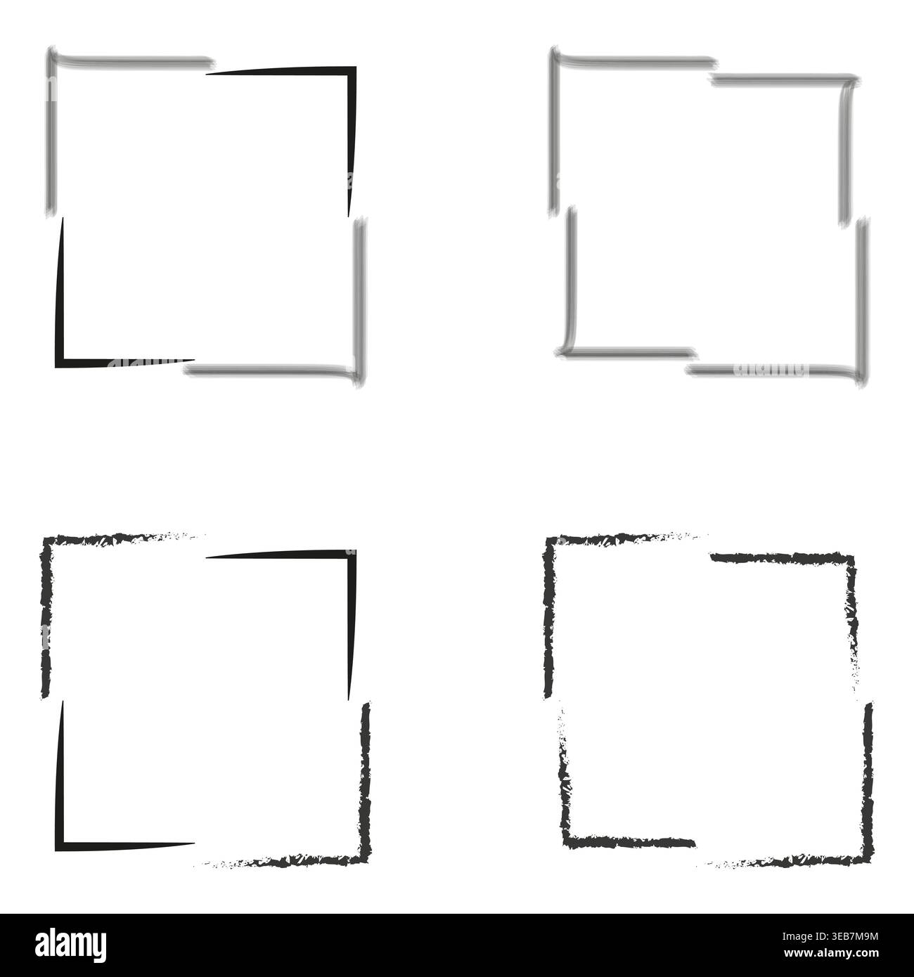 Ornament frame border. Mosaic pattern frame. Decorative square shape. Vector ethnic ornament Stock Vector