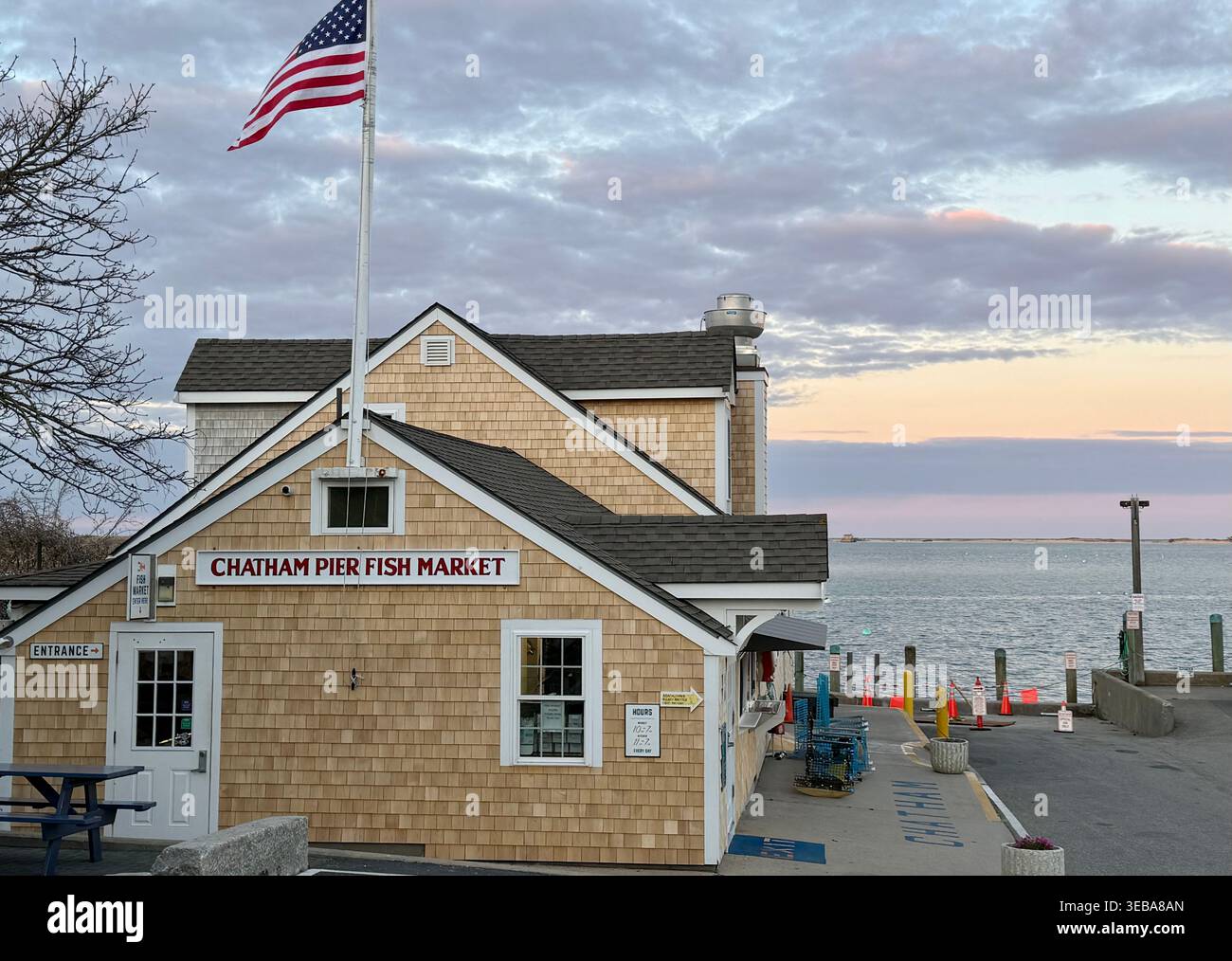 Chatham Pier Fish Market, Chatham, Massachusetts - Smartphone Captured Stock Image