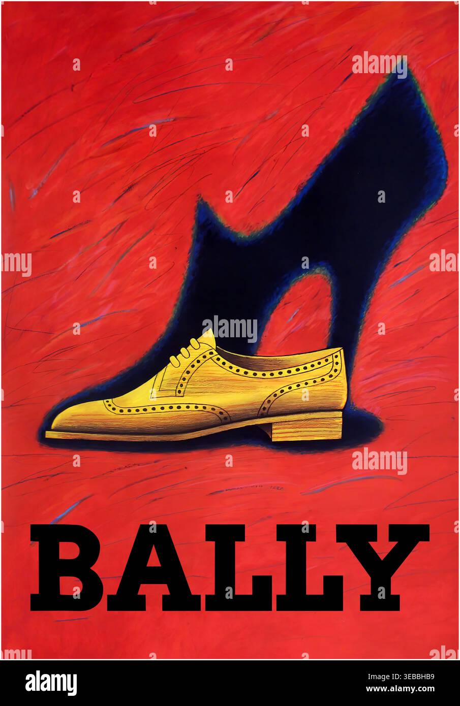 Bally vintage shoe poster hi-res stock photography and images - Alamy