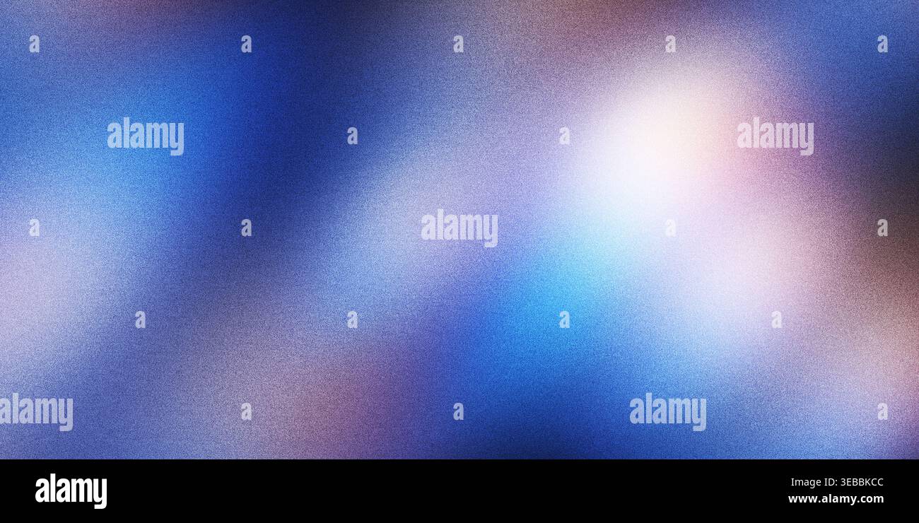 Abstract gradient background with soft blurred light showing grain texture Stock Photo