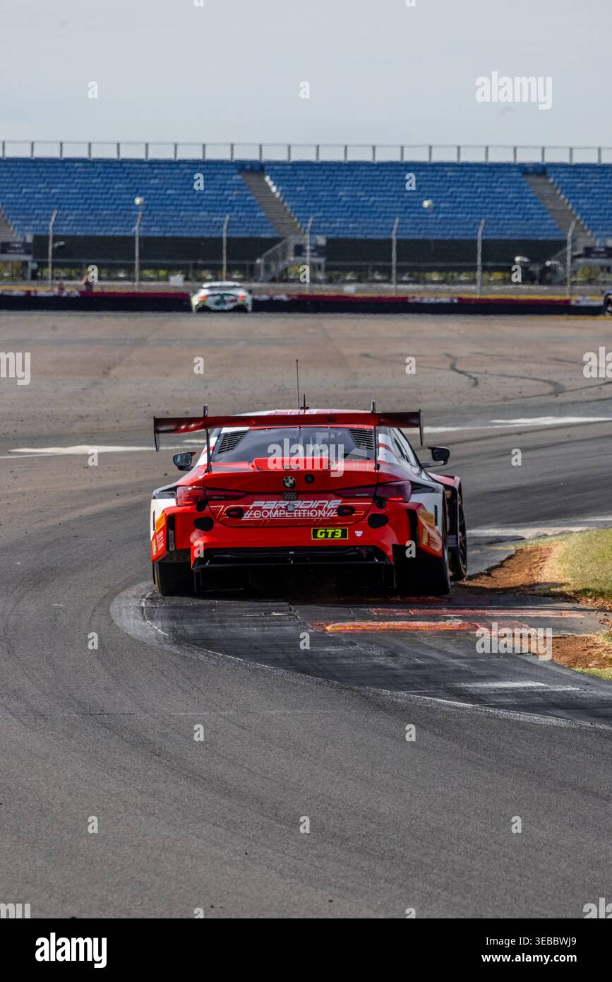 Rear Shot Example 25th April 2026 - Silverstone Circuit, United Kingdom - Rear Shot of GT ...