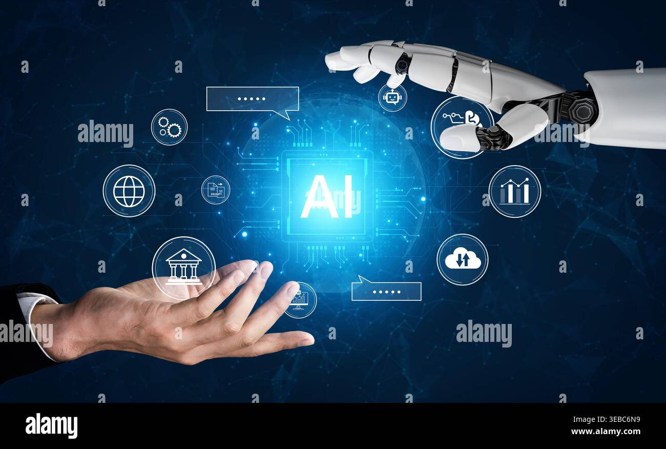 Logic Insight AI-powered central processing system shows insight, logic, data flow ...