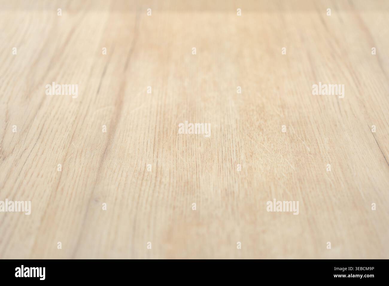 Light wooden surface with natural grain texture in soft neutral tones. Minimal background for design, product presentation, or interior concepts with Stock Photo