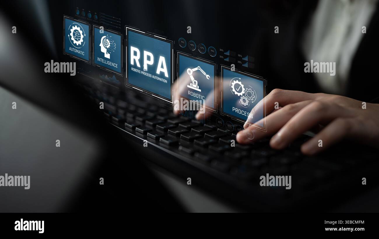 Modern Business Automation with Robotic Process Automation Interface ...