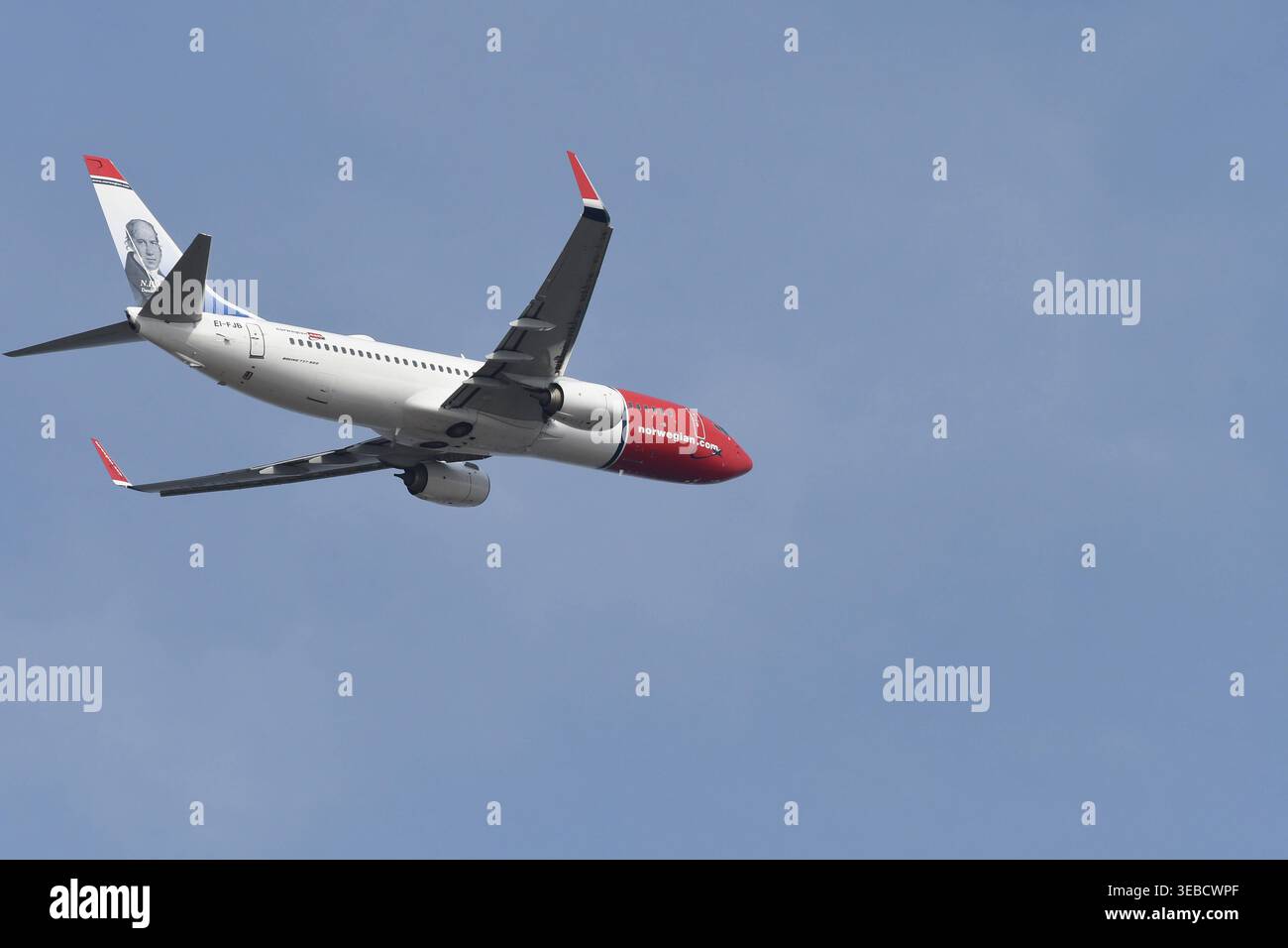 Copenhagen/Denmark 13 April 2018 Norwegian .com low price aeroplane ...