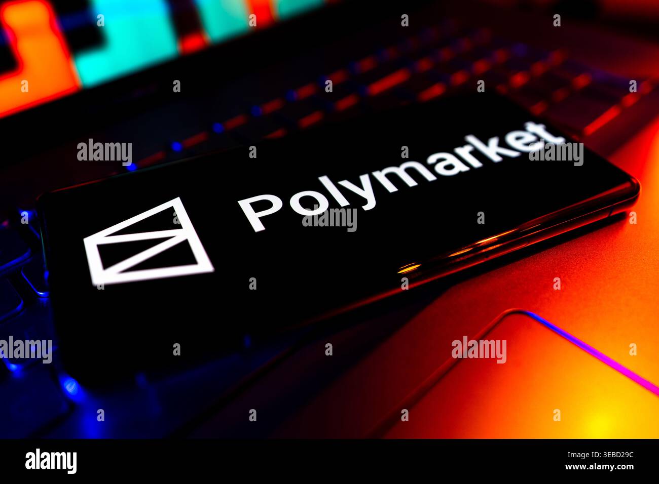 Polymarket Prediction Market Platform Interface Displaying Real Time Event Betting Contracts And Cryptocurrency Trading Data Visualization Stock Photo