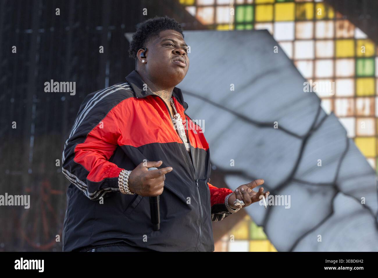 Rapper BigXthaPlug (Xavier Landum) during the Stagecoach Music Festival ...