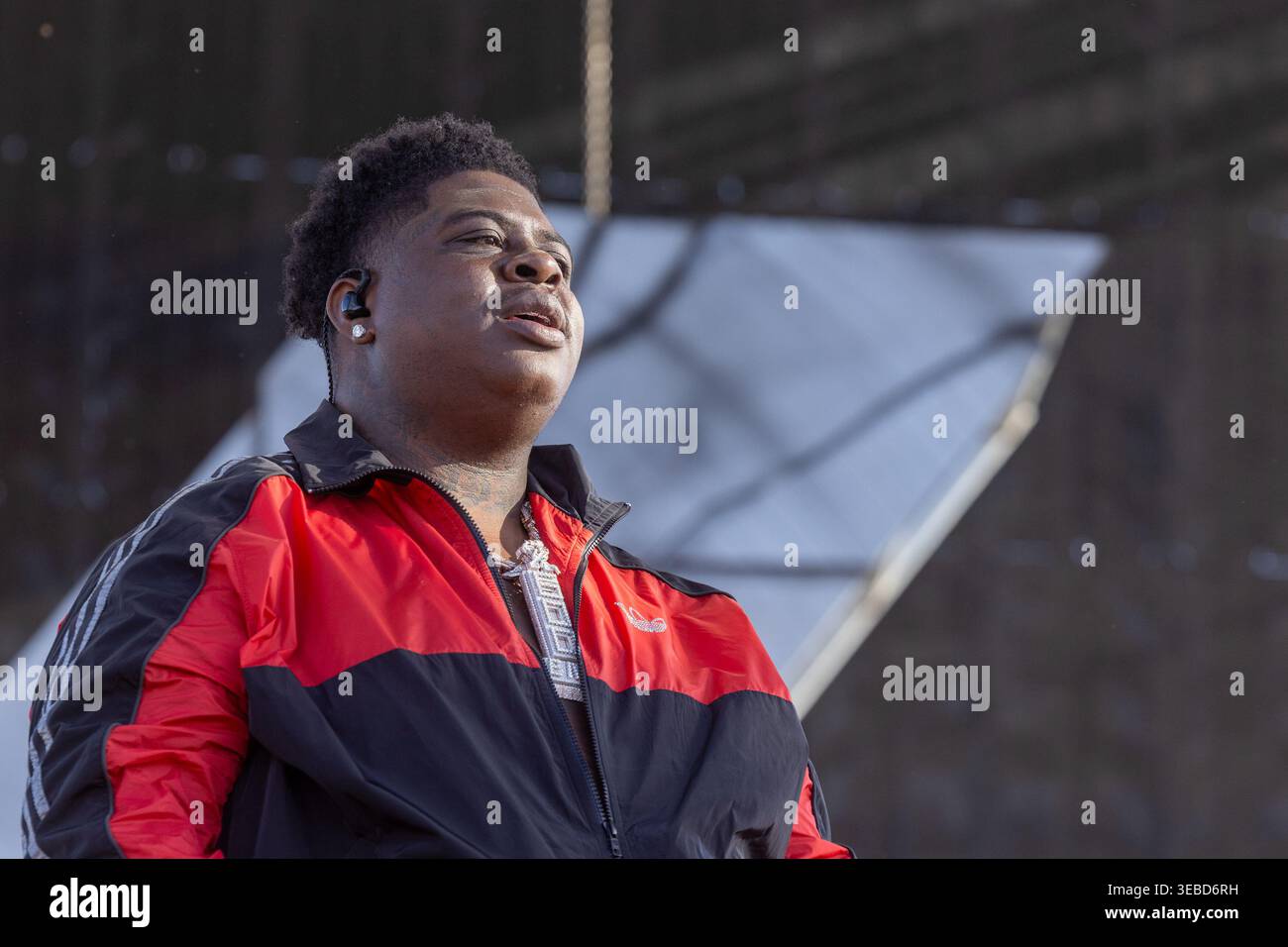 Rapper BigXthaPlug (Xavier Landum) during the Stagecoach Music Festival ...