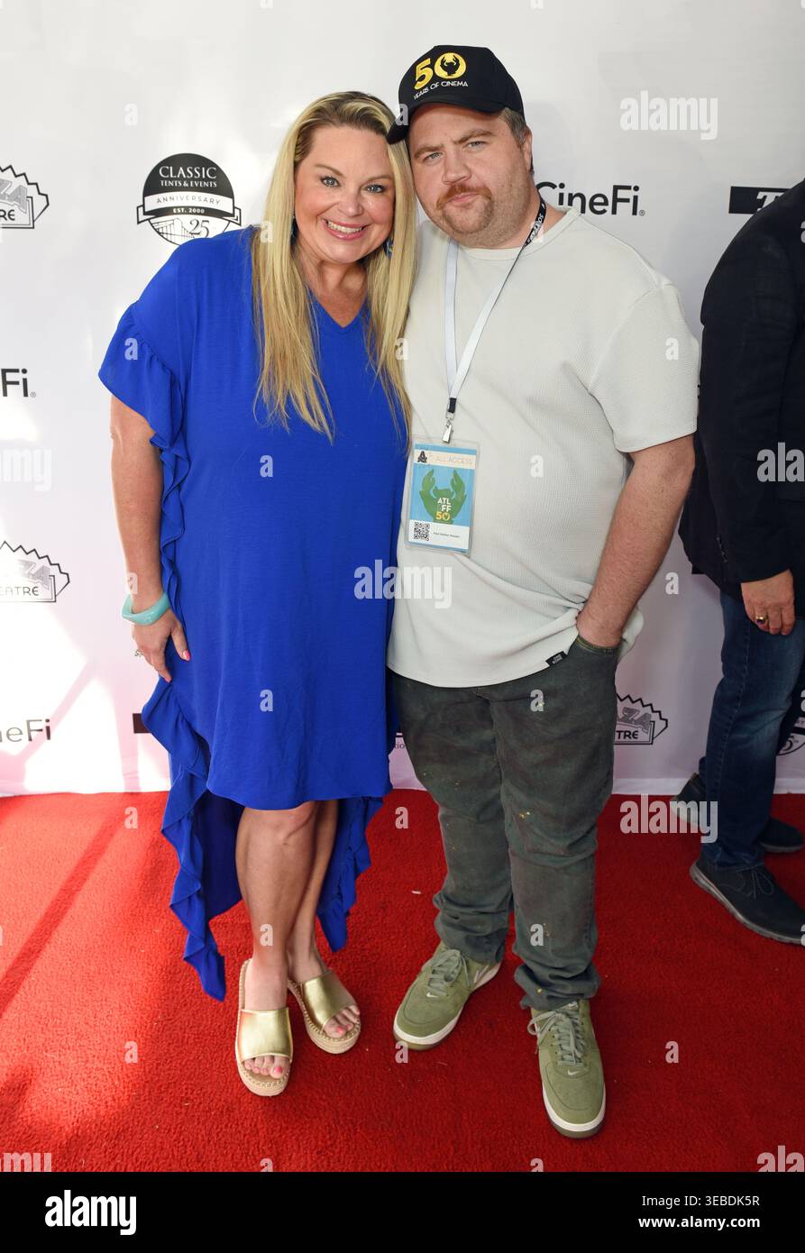 April 26, 2026, Atlanta, Georgia, USA: Amy Boland Hauser and Paul ...