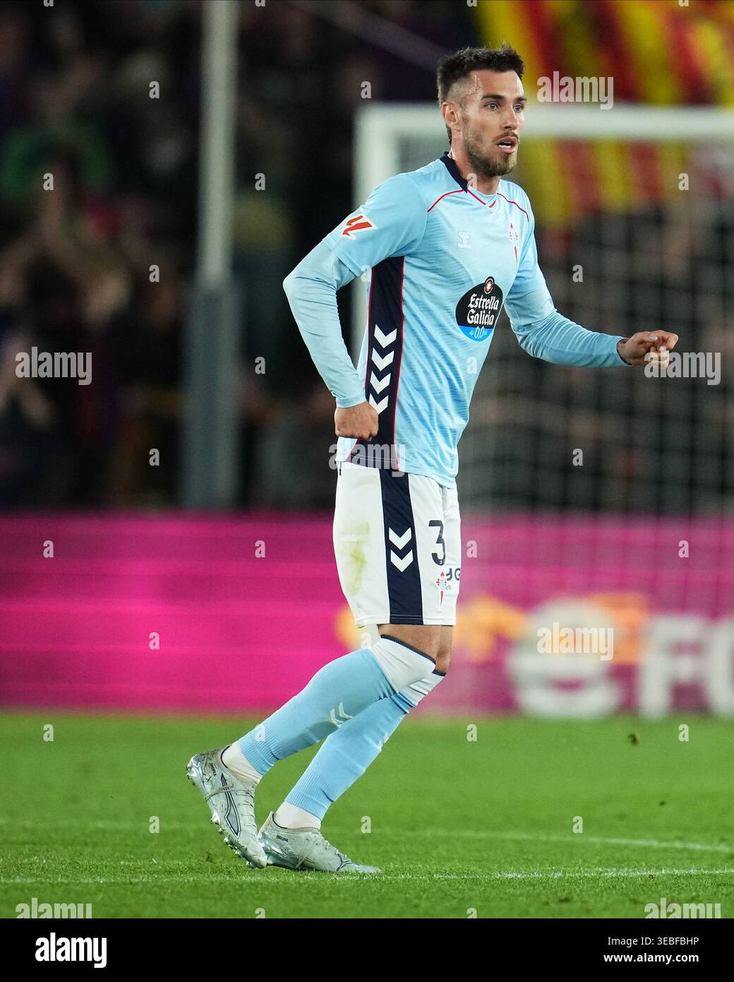Oscar Mingueza of RC Celta de Vigo during the La Liga EA Sports match ...
