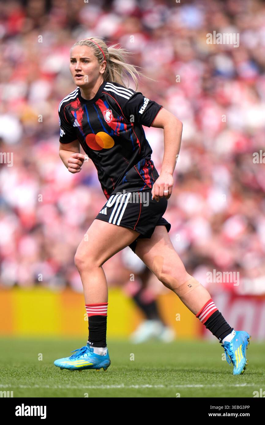 OL Lyonnes' Lindsey Heaps during the UEFA Women's Champions League semi ...