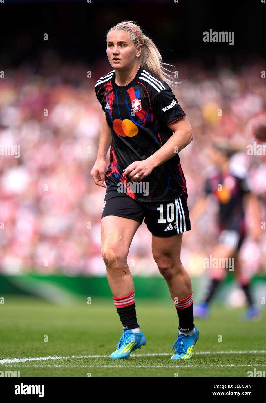 OL Lyonnes' Lindsey Heaps during the UEFA Women's Champions League semi ...