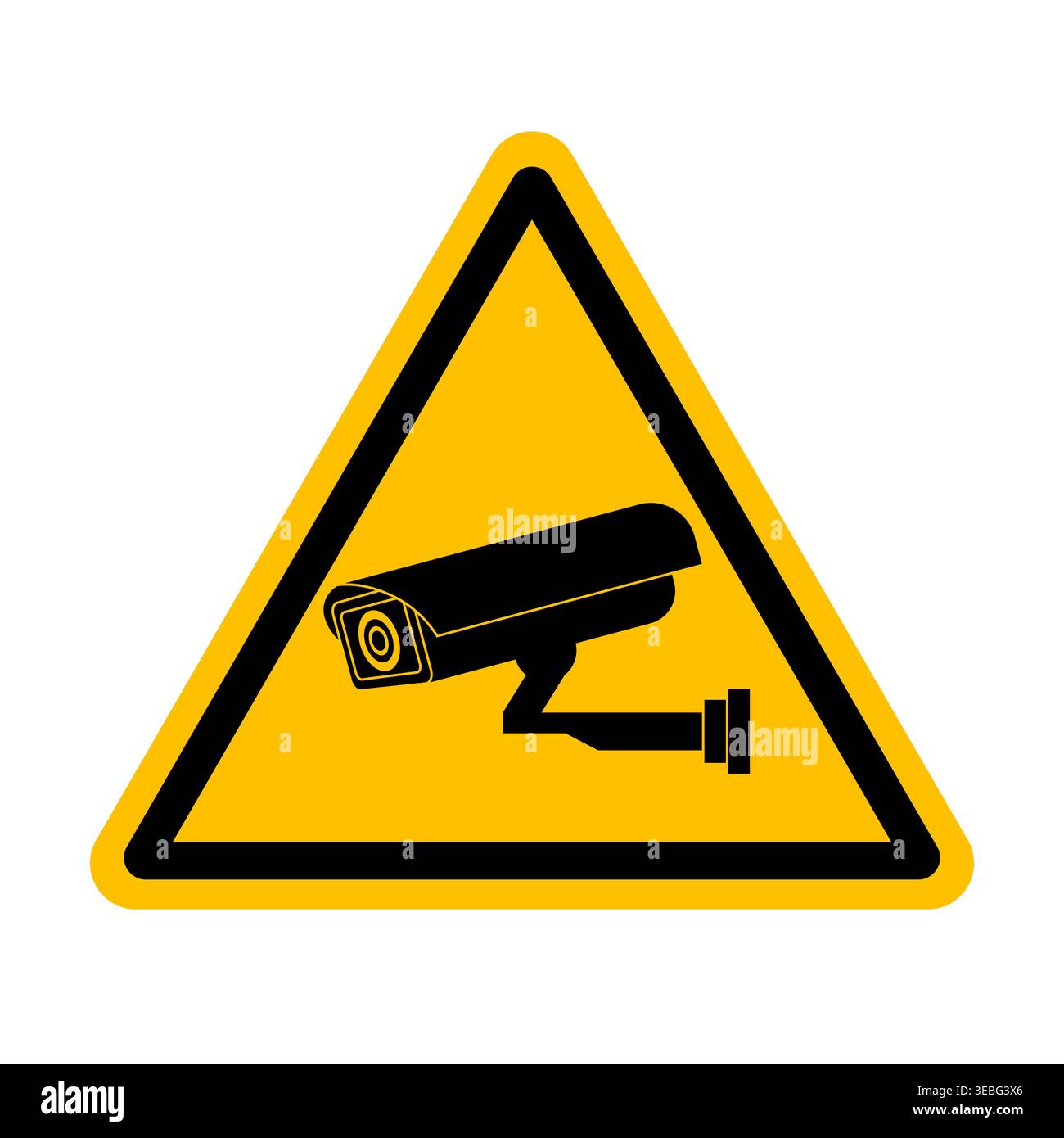 CCTV Security Camera or Surveillance Camera Icon Symbol. Vector Illustration. Stock Vector
