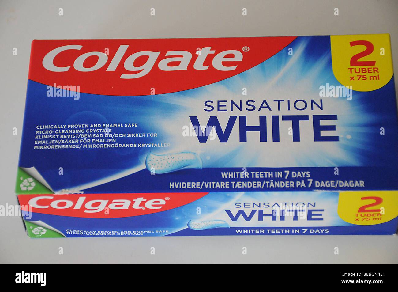Copenhagen/Denmark /26 APRIL 2026/cOLGATE SENSATION WHITE TOOTH PASTE ...