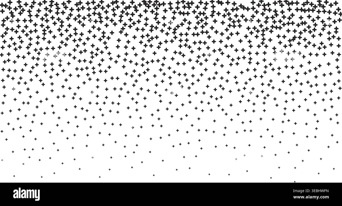 Stippling gradient, noise gradient background, stipple effect made by abstract shapes. Noise gradient texture background. Stock Vector
