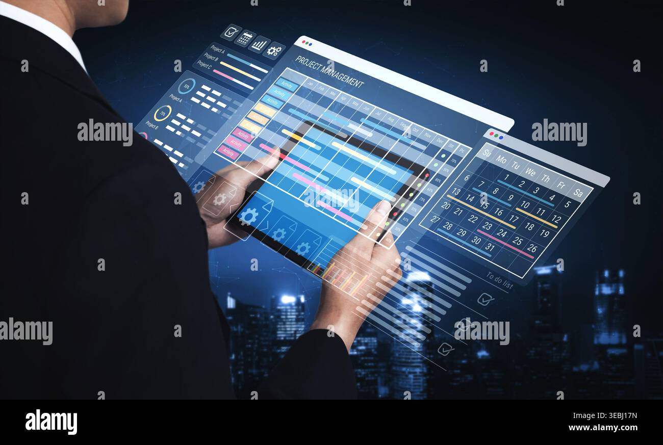 Timeline Monitor Smart project management dashboard visualizes timelines, monitors ...