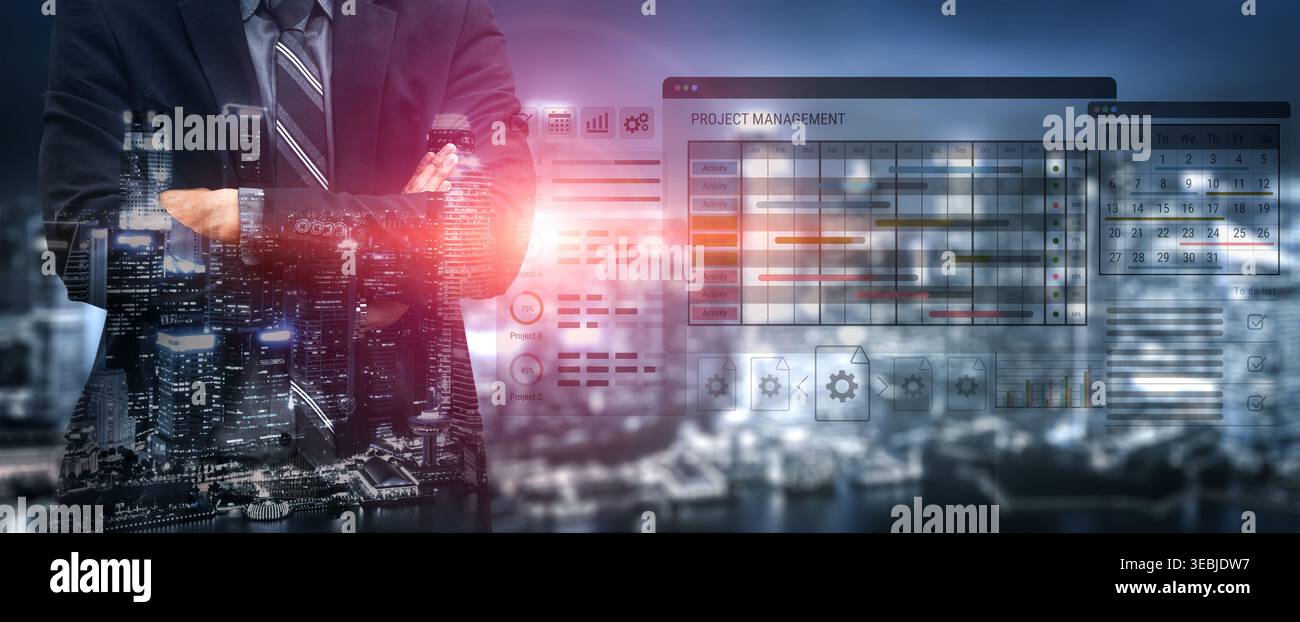 Timeline Monitor Smart project management dashboard visualizes timelines, monitors ...