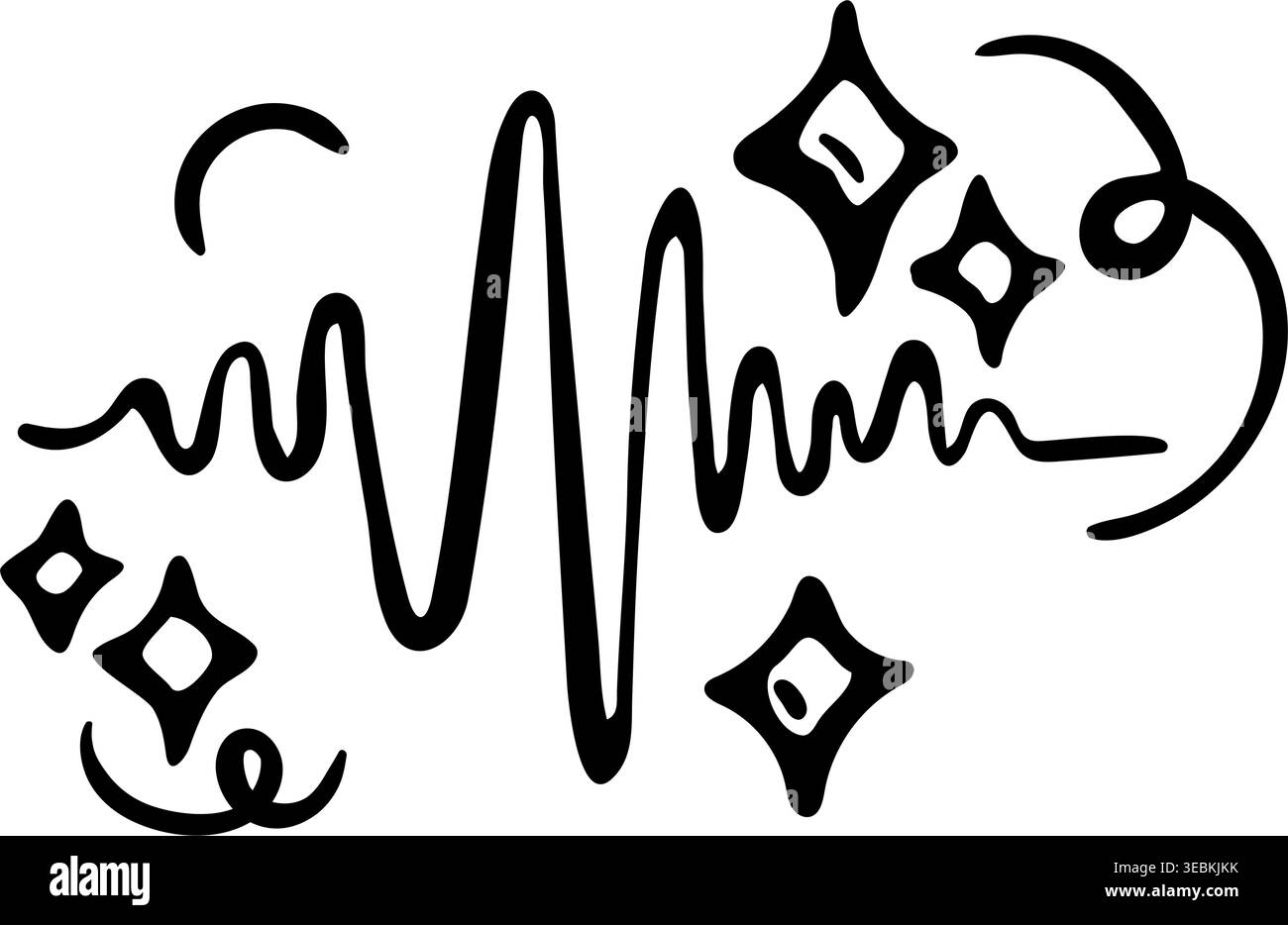 AI audio wave icon for smart voice recognition and automated sound ...