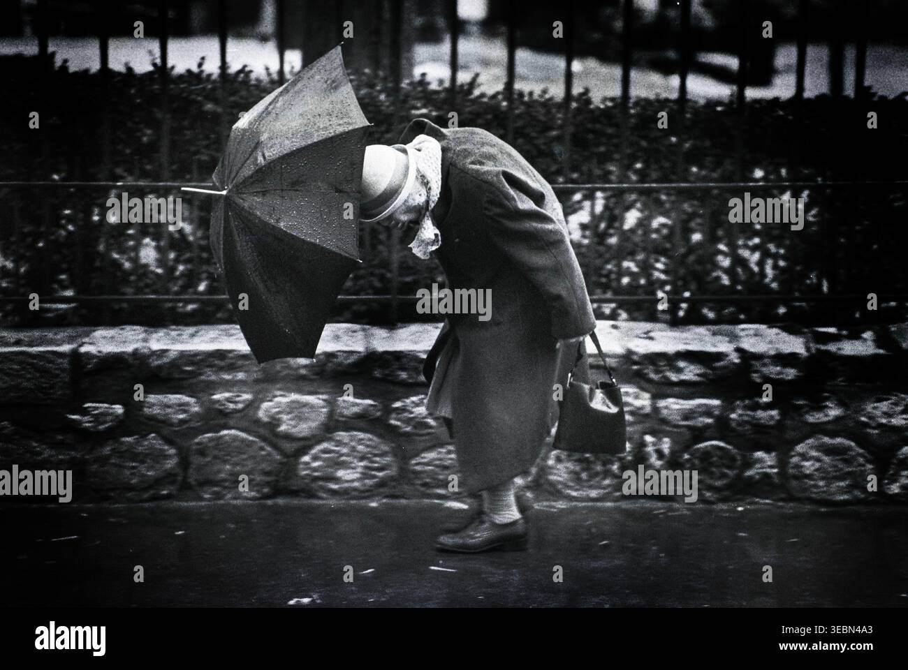 Old woman bent over hi-res stock photography and images - Alamy