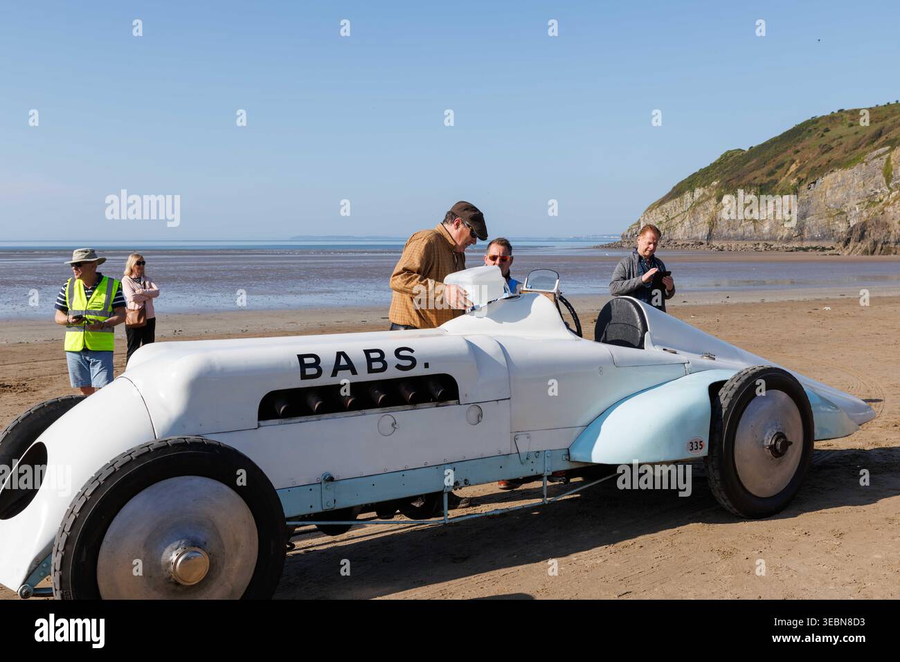 Pendine, Carmarthenshire, Wales, UK. 27 April, 2026. Legendary land ...