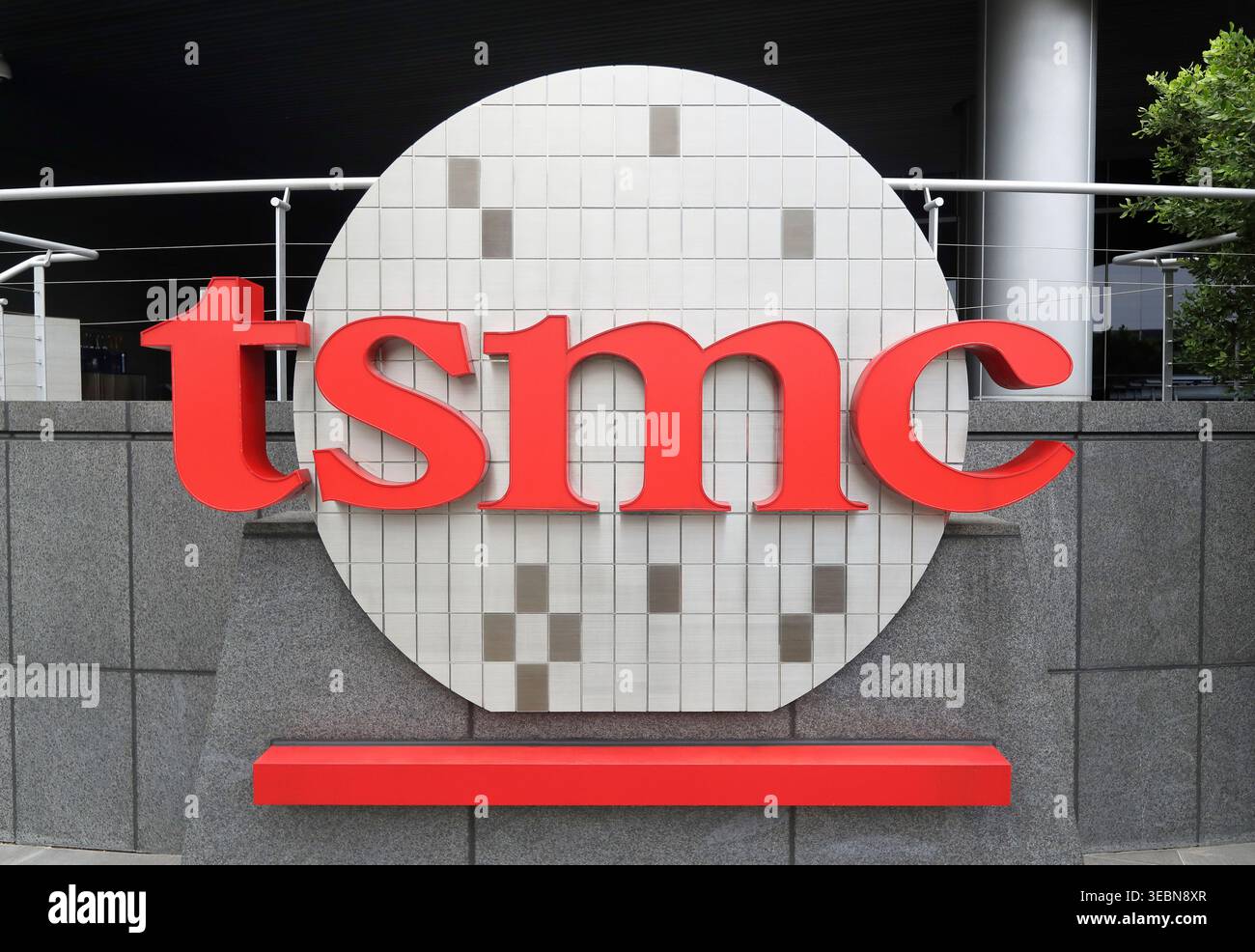 FILE - A Taiwan Semiconductor Manufacturing Co., Ltd. (TSMC) logo is ...