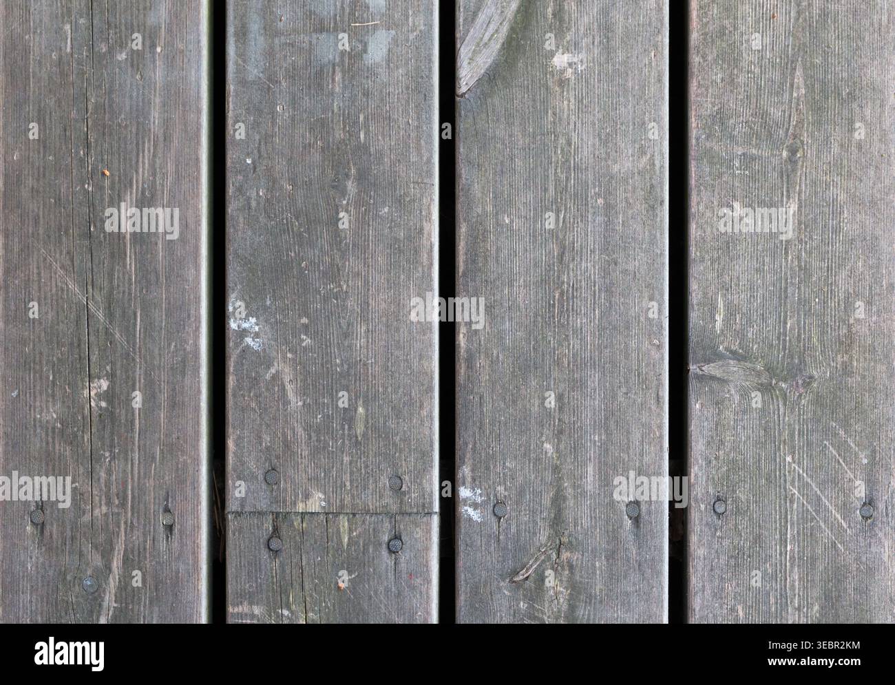 Grey wood texture wall for background. Stock Photo