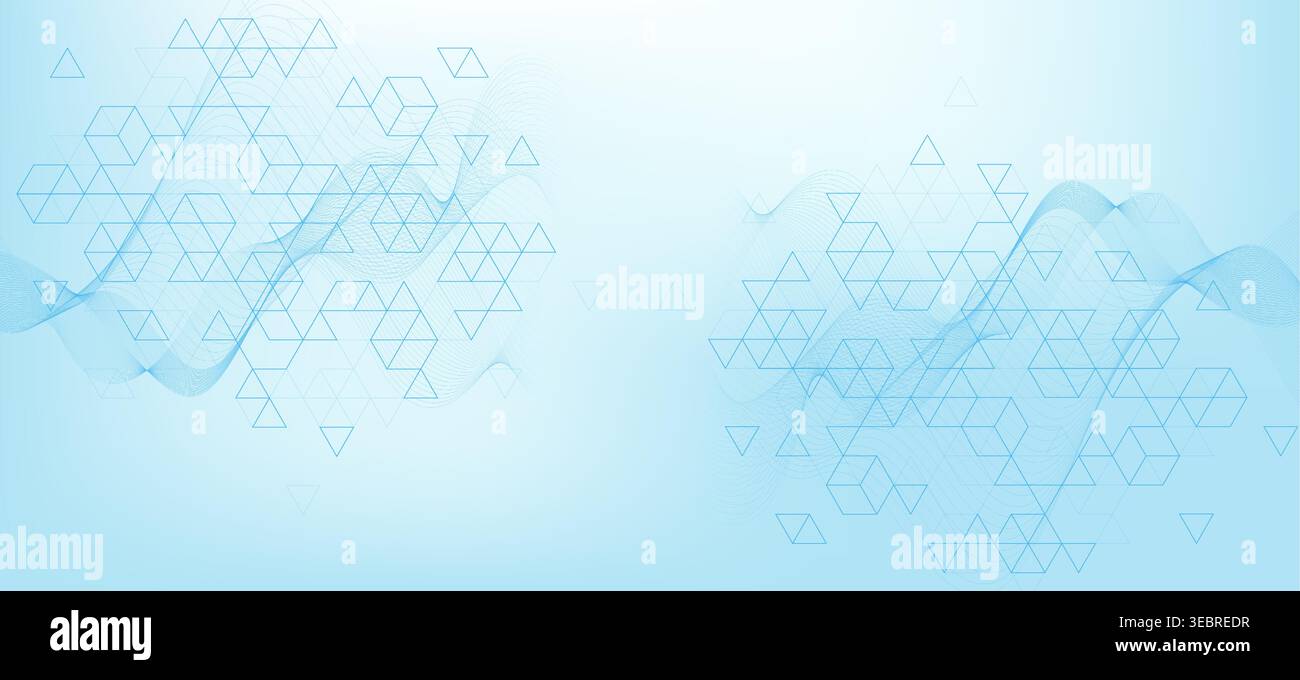 Modern abstract texture background with triangle and hexagonal shapes. Hexagonal geometric pattern for poster, header, web banner, footer, website Stock Vector