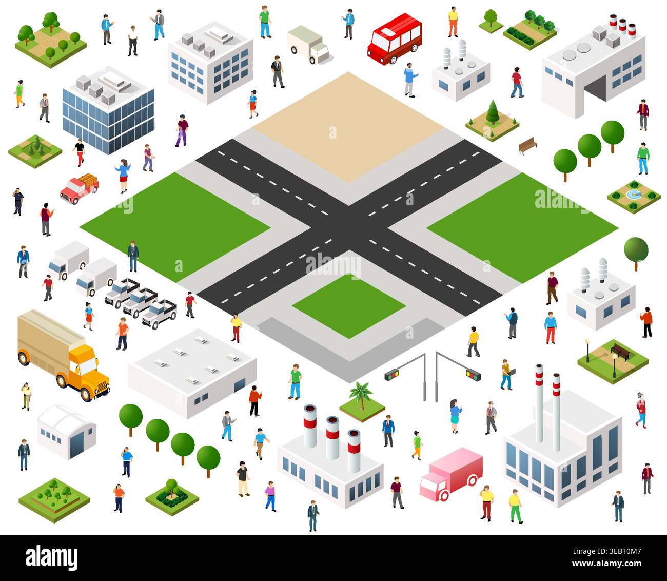 Urban planning vector vectors hi-res stock photography and images - Alamy