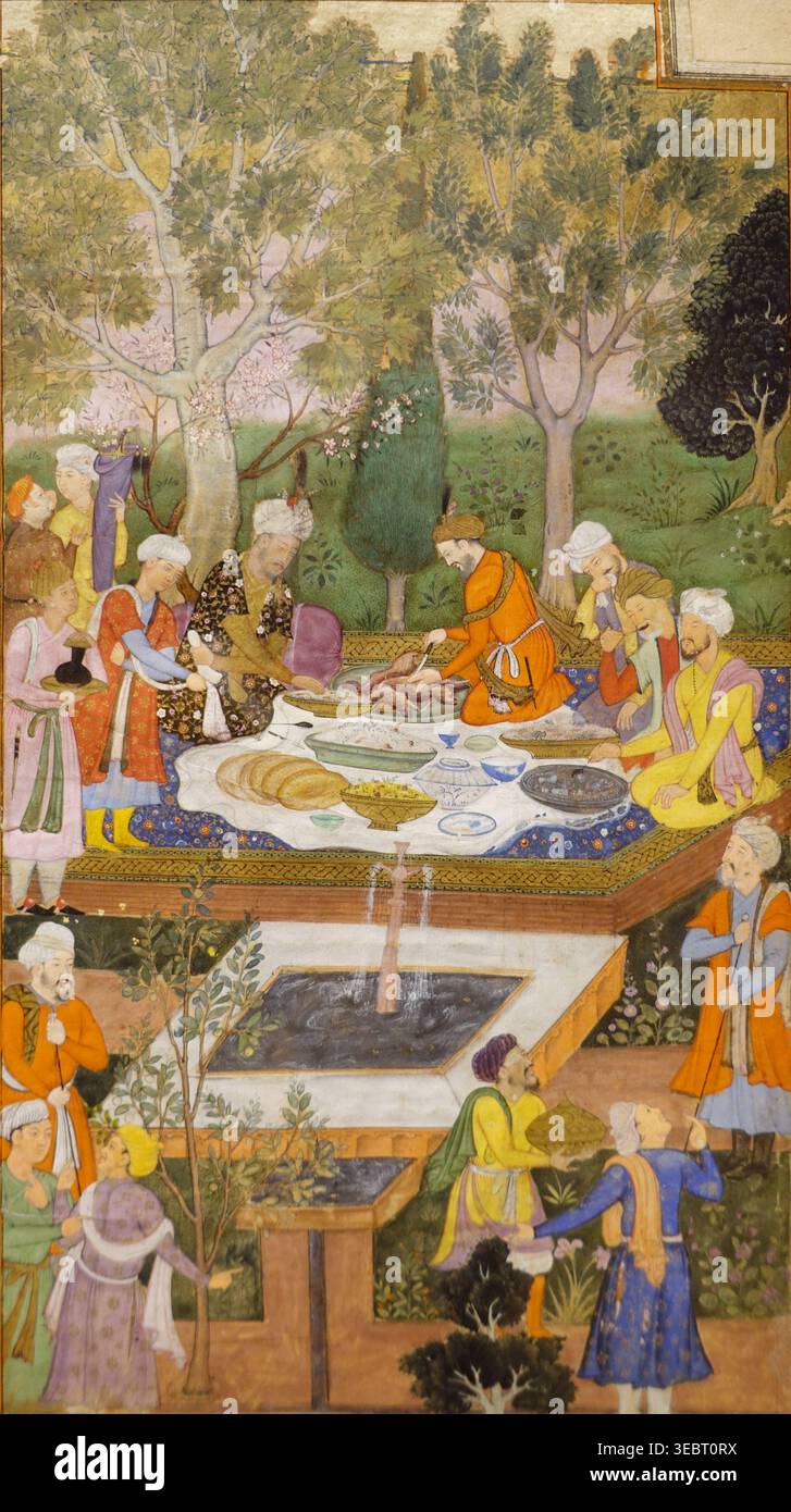 Feast At Badi Al Zaman Mirza s In Herat Illustration From The feast-at-badi-al-zaman-mirza-s-in-herat-illustration-from-the