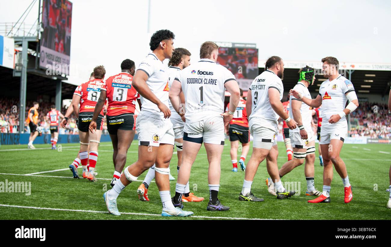 Kingsholm Stadium, Glouester, UK, 26th April 2026, Gallagher ...