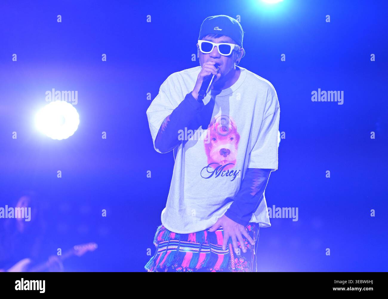 Taiwanese singer Chang Chen-yue performs during his 'Go with the Flow ...