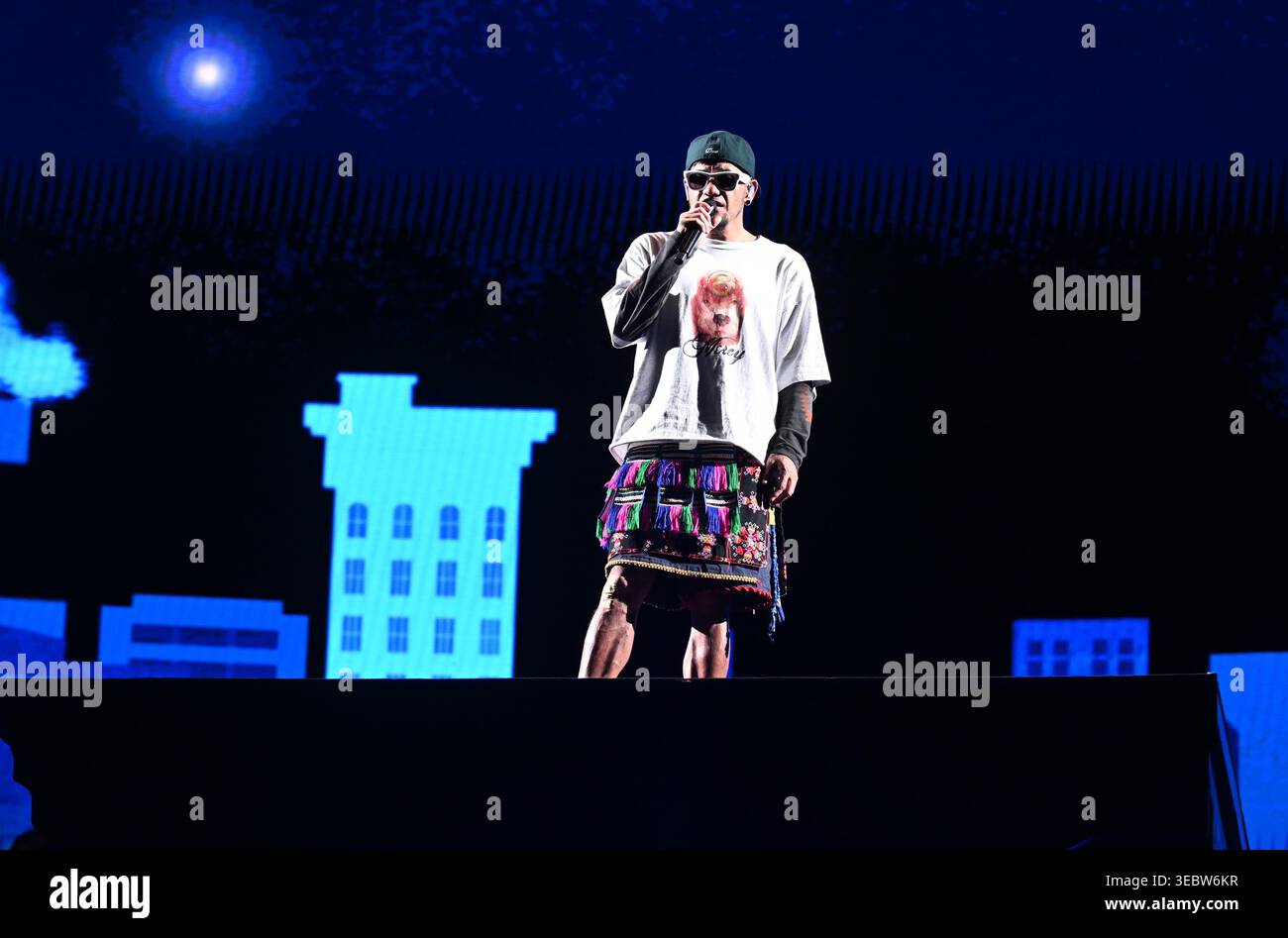 Taiwanese singer Chang Chen-yue performs during his 'Go with the Flow ...