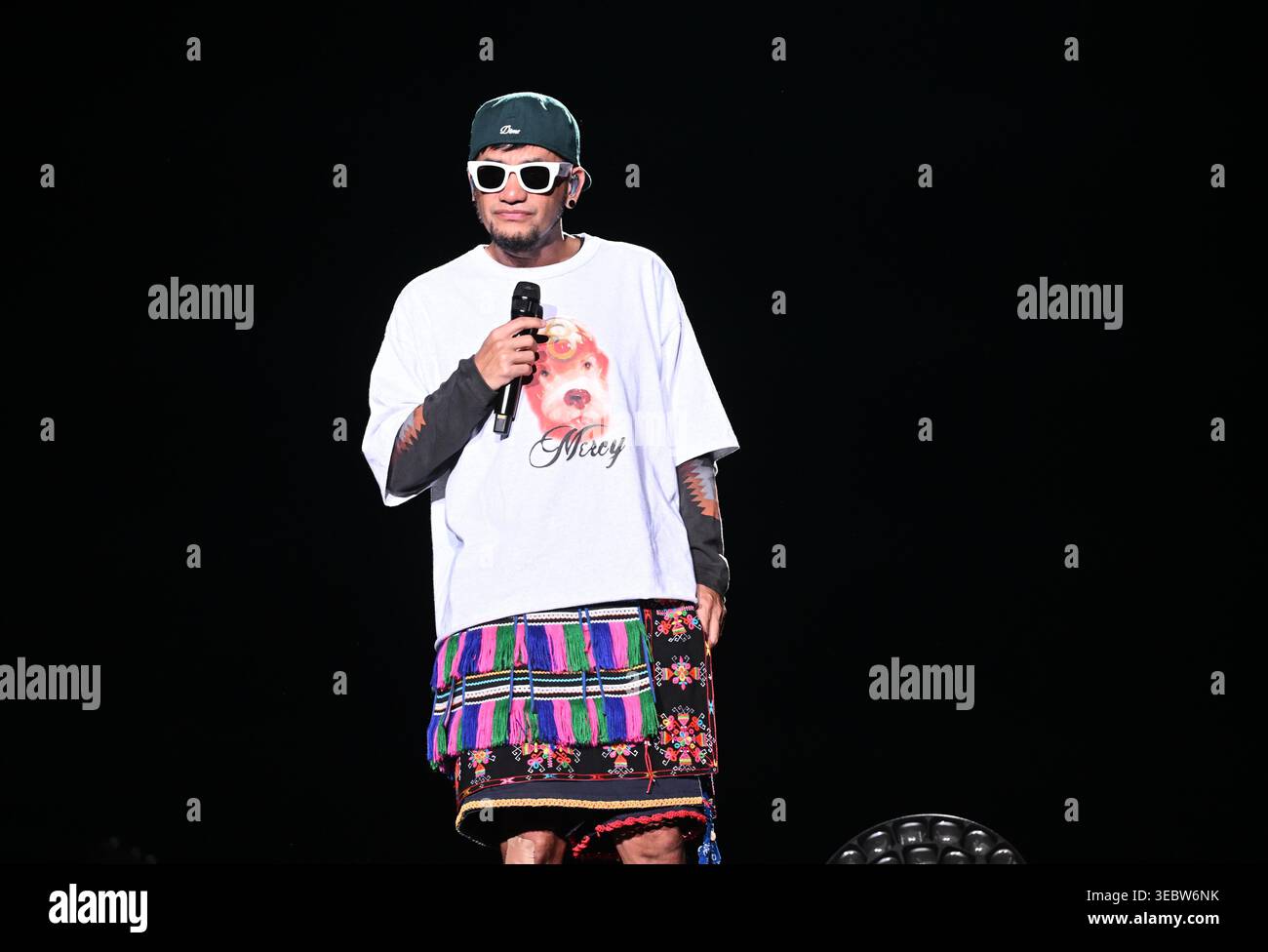 Taiwanese singer Chang Chen-yue performs during his 'Go with the Flow ...