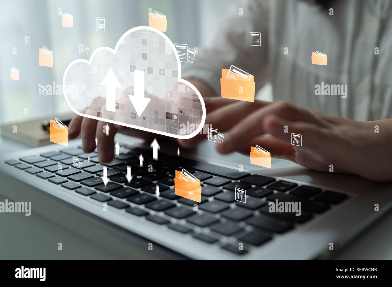 Cloud computing enables digital growth with secure data storage, scalable infrastructure, and strategic cloud-based business solutions. Latch Stock Photo