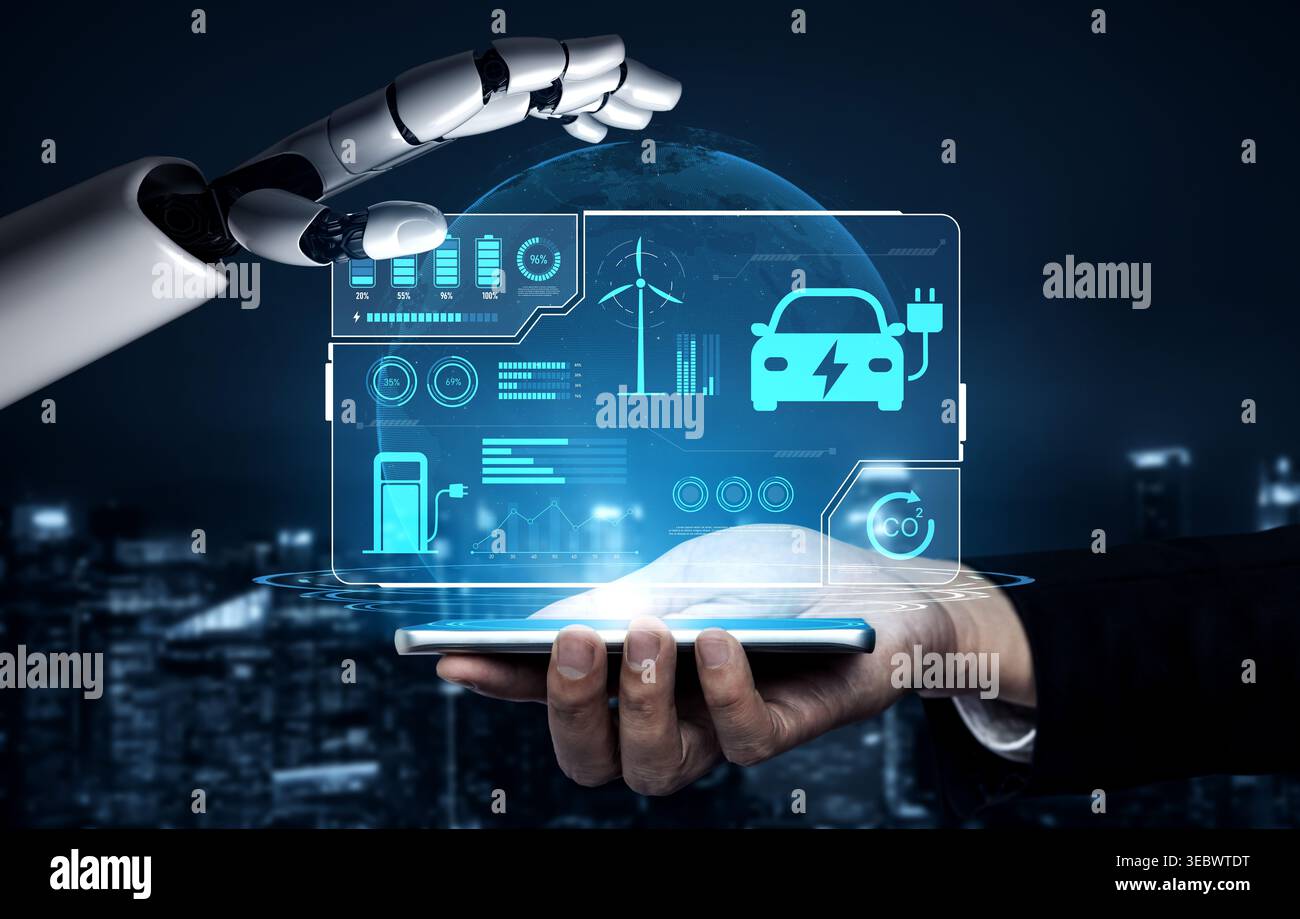 AI manages EV charging dashboards by tracking battery status ...