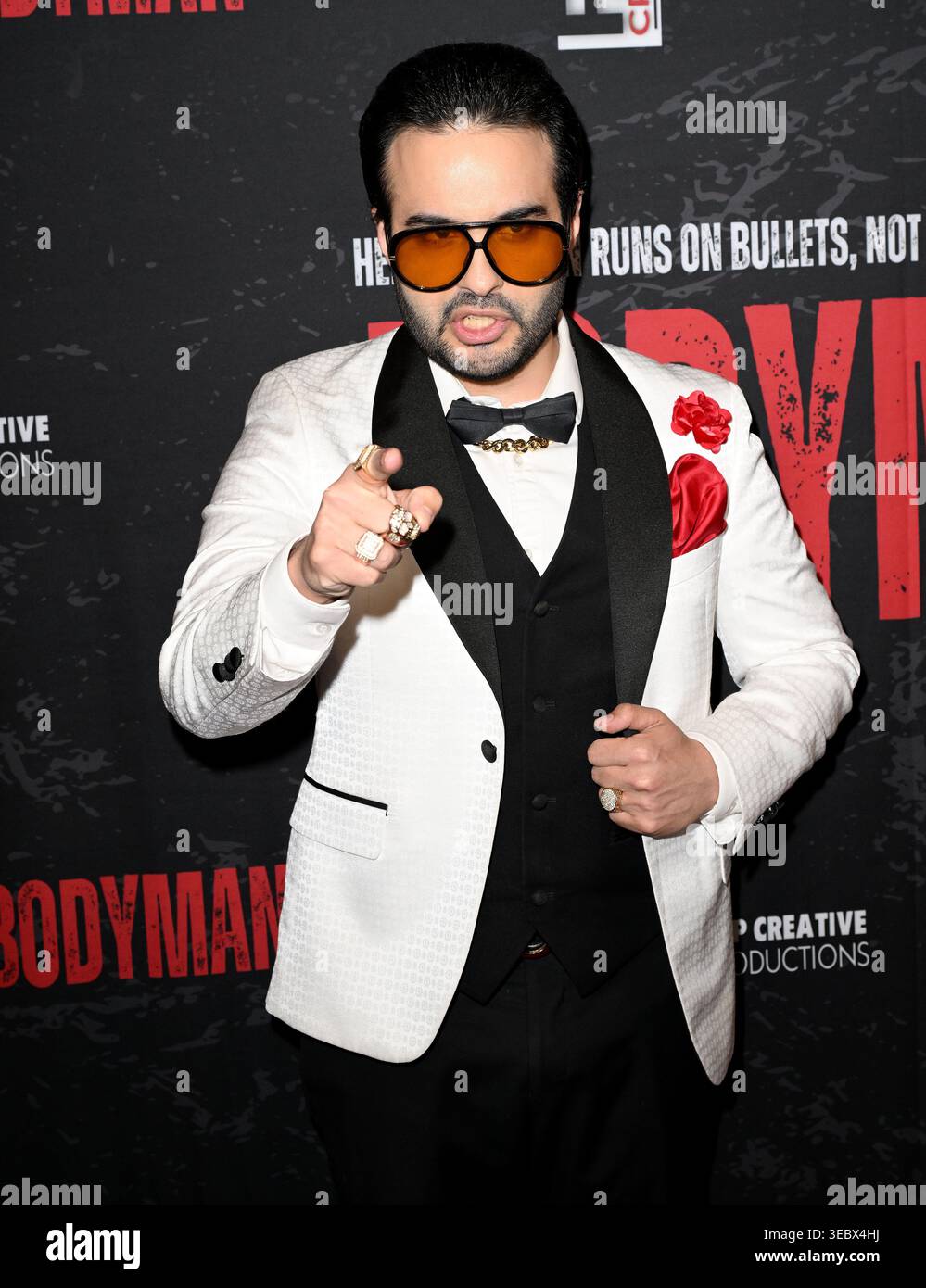Actor James Darius attends the Private Screening of Bodyman held at The ...