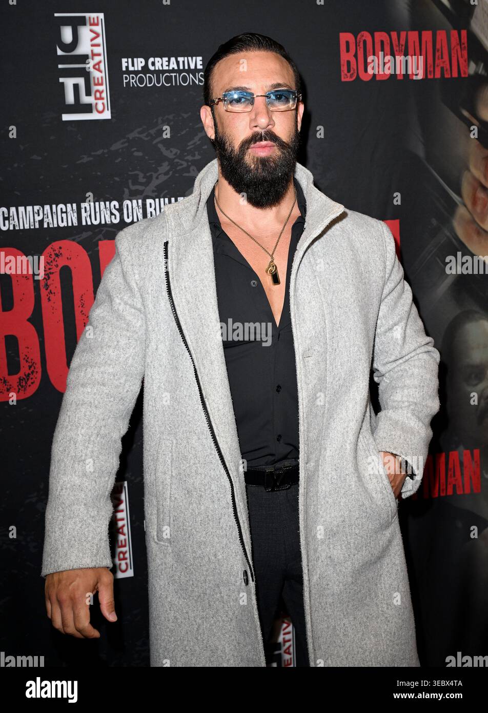 Content Creator/businessman King Azoulay attends the Private Screening ...