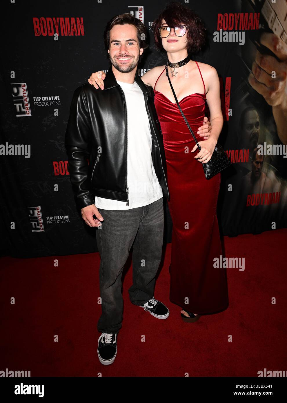 Michael J. Demarchi and Danne Lionn attend the Private Screening of ...