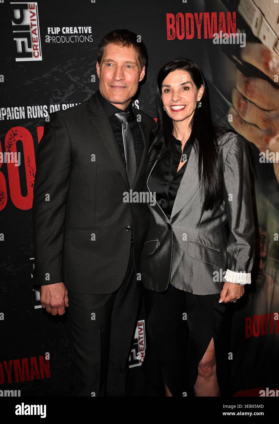 Actor Sean Kanan and wife/director Michelle Kanan attend the Private ...