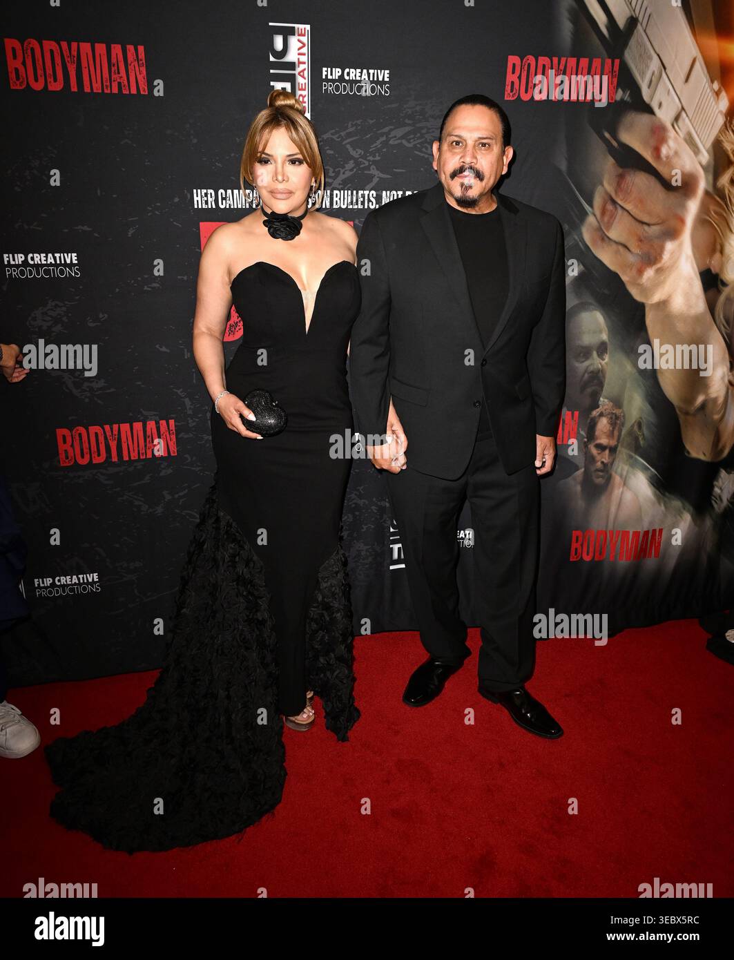 Actress Yadi Valerio and husband/actor Emilio Rivera attend the Private ...