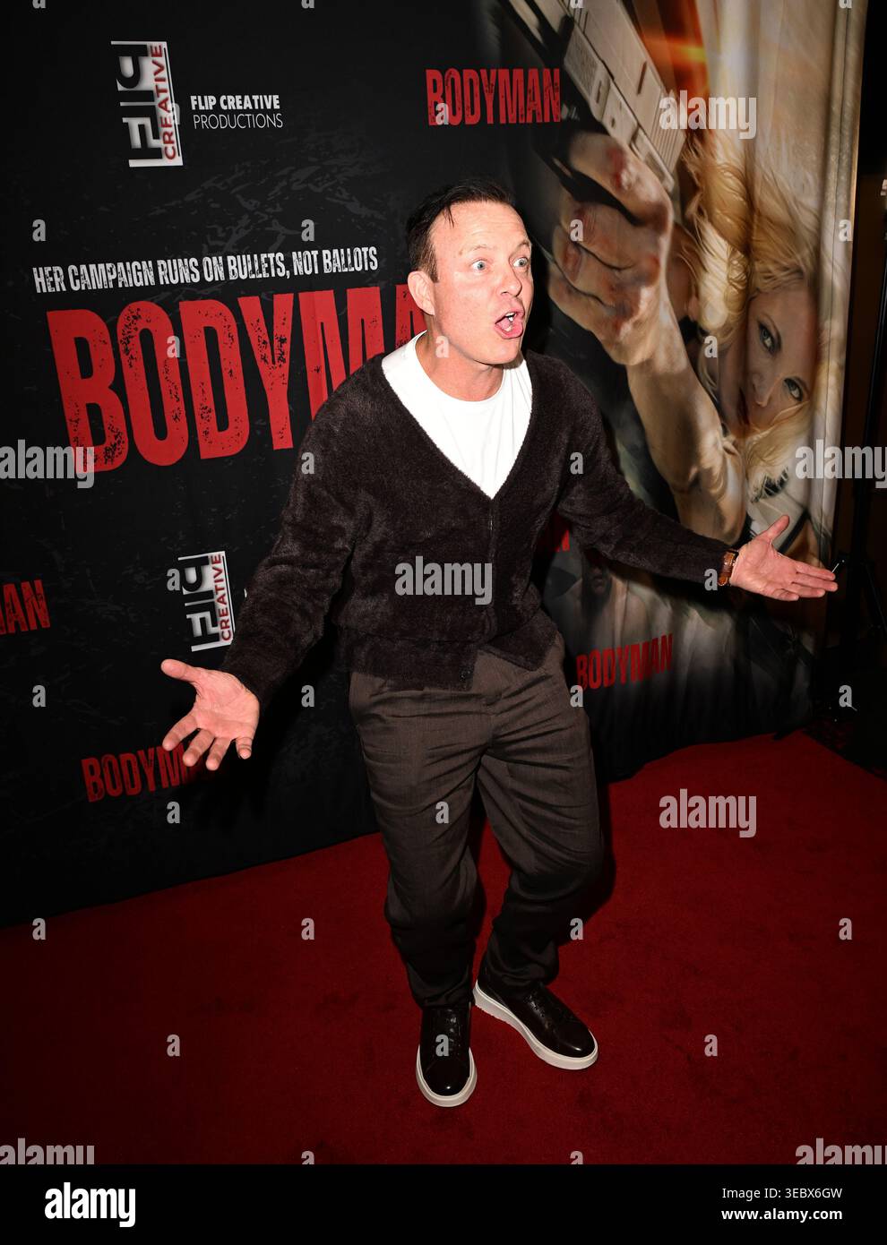Actor/stuntman Doug Vermeeren attends the Private Screening of Bodyman ...