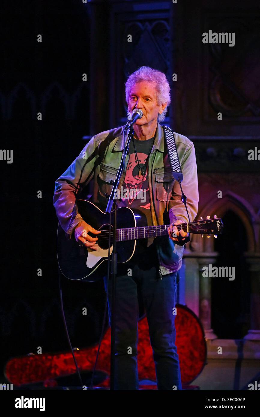 Rodney England LONDON, ENGLAND - APRIL 27: Rodney Crowell performing at Union Chapel ...