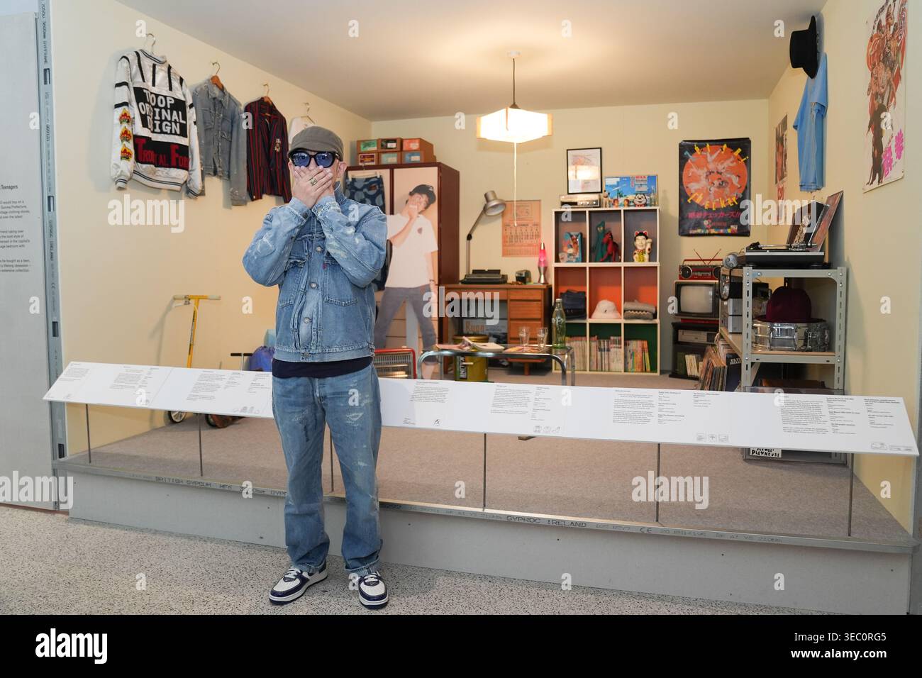 Nigo during a preview of Nigo: From Japan with Love, a new