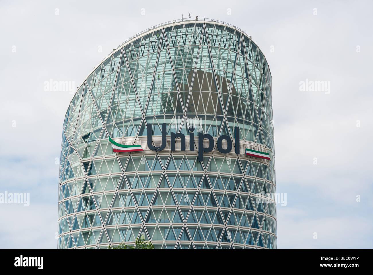 The Unipol Tower office skyscraper in Milan, Italy, designed by Italian ...