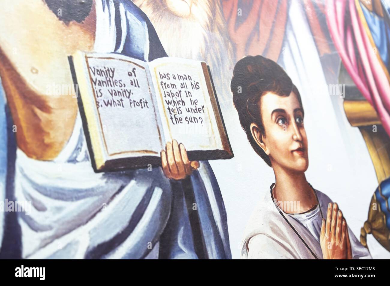 Marsa alam, egypt 21 april 2026: coptic mural in marsa alam, egypt ...