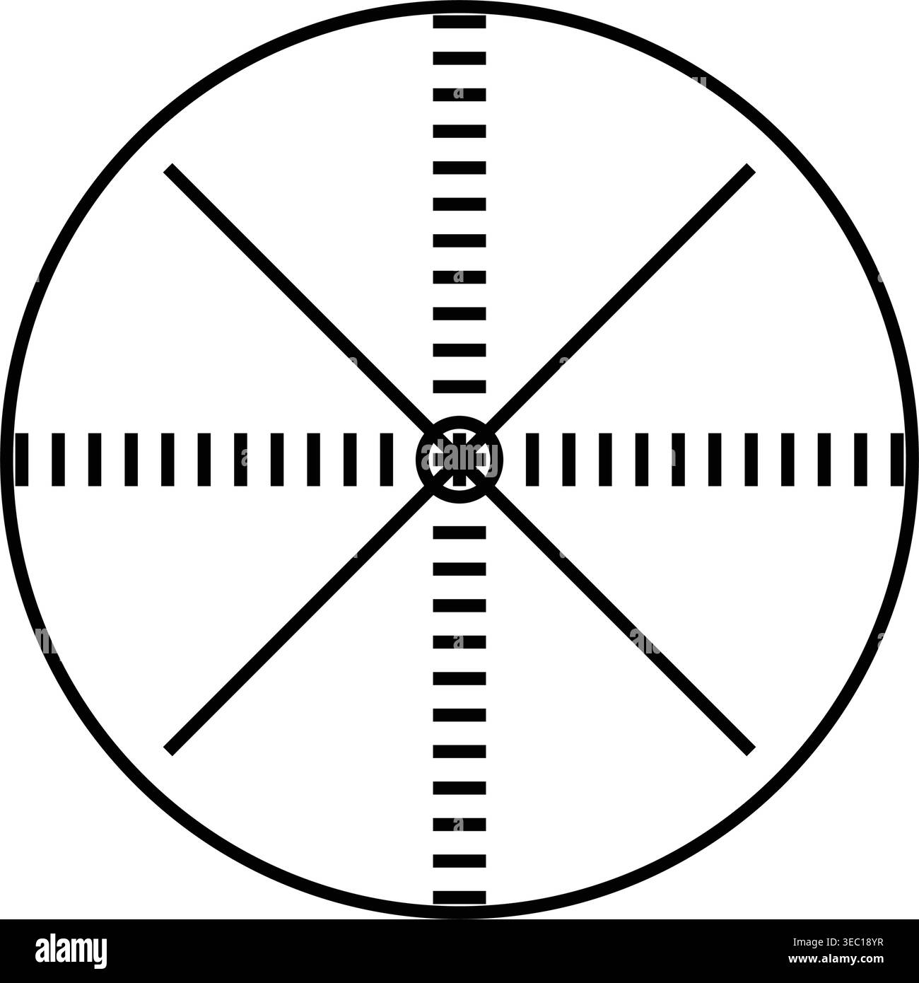 Target Reticlke Digital target reticle aiming point interface overlay Stock Vector ...