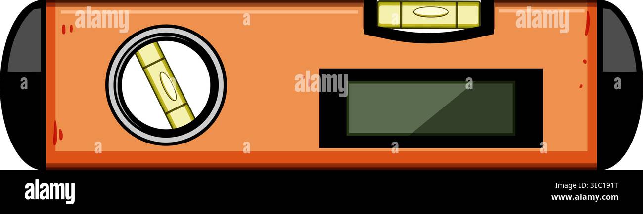 Building level precision measuring construction tool Stock Vector