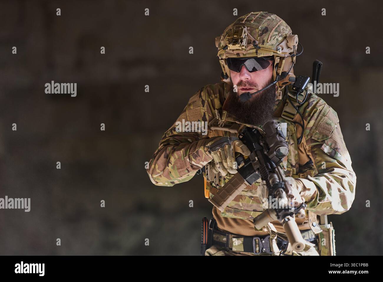 Modern ballistic helmet hi-res stock photography and images - Alamy